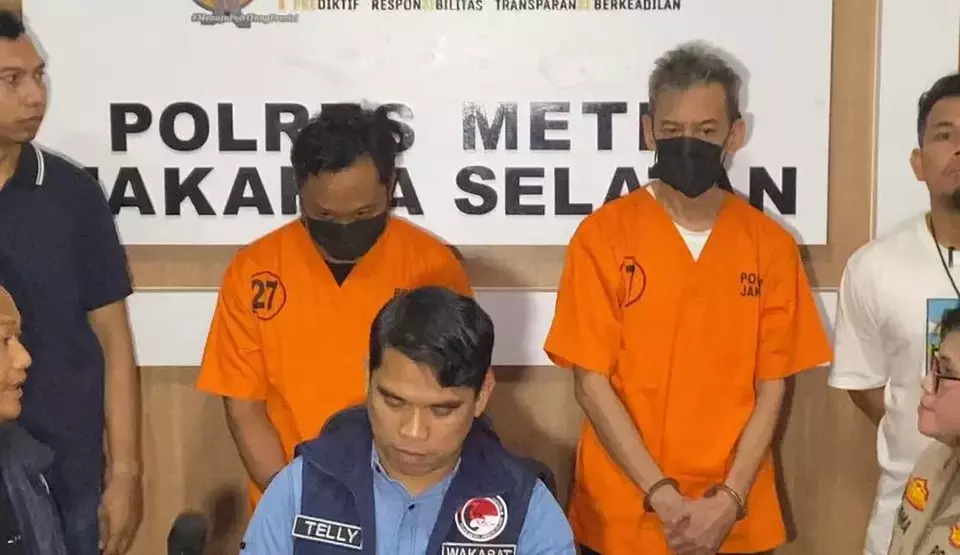 Image Credit Chairul Fikri/Beritasatu - Fariz RM was arrested by South Jakarta Polres for a drug case.